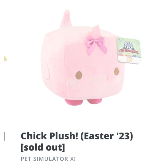Limited HUGE Easter Chick Pet Simulator X w/ CODE! - Picture 1 of 2